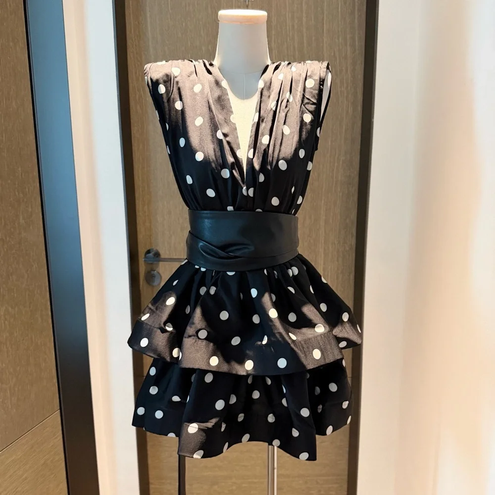 Bronx and Banco Riley Ruffle Mini Dress - Picture 3 of 12